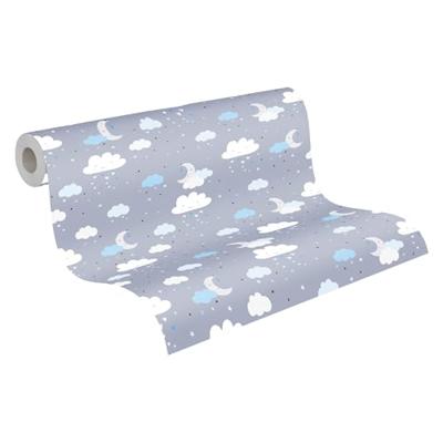 AS Creation Little Love blauw behang | 381252