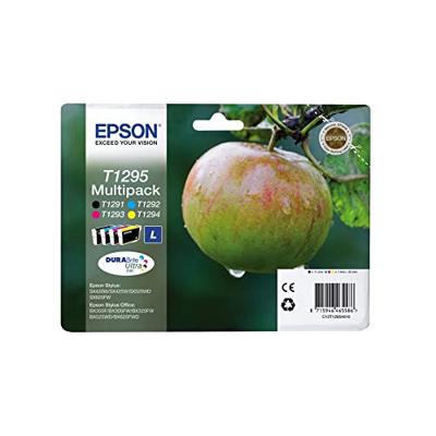 Epson Inktcartridge T1295 Origineel Combipack Zwart, Cyaan, Magenta, Geel C13T12954012