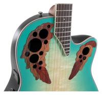 Ovation CE44X-9B Celebrity Elite Exotic Mintburst elektrisch-akoestische westerngitaar - thumbnail