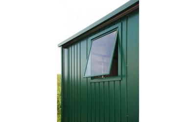 Biohort Europa 2A metalen tuinhuis 244x84x203 cm- Zadeldak- Metaal- Biohort