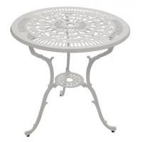 Bistrotafel Antiek ⌀ 70 cm - wit - thumbnail