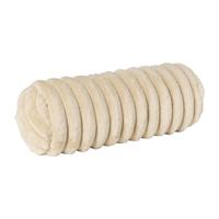 Bolster kussen rib - beige - ø15x45 cm - thumbnail