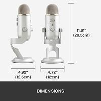 Blue Microphones Yeti Tafelmicrofoon Blauw, Zilver - thumbnail