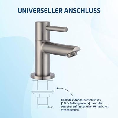 Saqu Shine fonteinkraan gunmetal