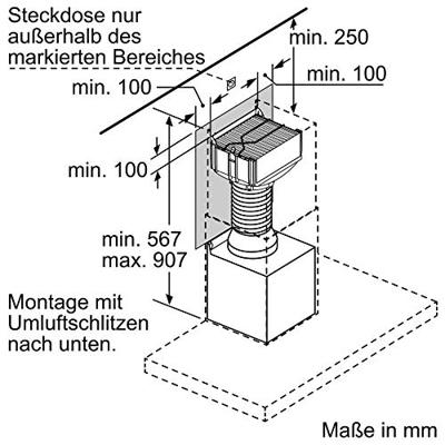 Bosch DWZ1CX1I6 integreerbare CleanAir Plus recirculatieset - thumbnail
