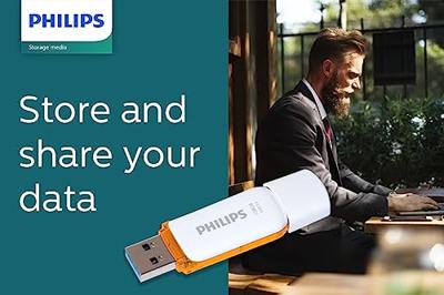 Philips FM12FD75B/00 USB flash drive 128 GB USB Type-A 3.2 Gen 1 (3.1 Gen 1) Oranje, Wit