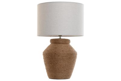 Bureaulamp DKD Home Decor Bruin Beige Touw Dolomite 25 W 50 W 220 V 38 x 38 x 59 cm 38 x 38 x 60 cm
