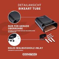 CONTEC presentatie-haken "bikeart tube ct wall presenter bikeart tube black/walnut - thumbnail