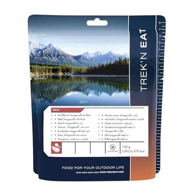Trek&apos;n eat Beef Stroganoff With Rice Reismaaltijd Multi 160 g - thumbnail