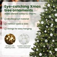 VidaXL Kunstkerstboom met 300 led groen 210 cm pvc en metaal - thumbnail