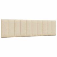 Hoofdbordkussen "Hanko" 180 cm stof crèmekleurig - thumbnail