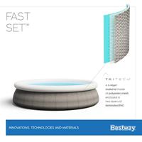 Bestway zwembad fast set set rond rotan, 396cm - thumbnail