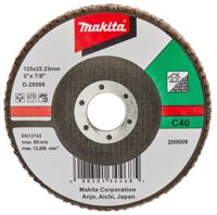 Makita Accessoires Lamellenschuurschijf 125mm C40 - D-28086 - D-28086 - thumbnail