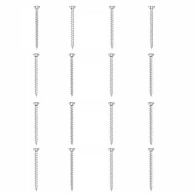 Set stalen schroeven verzinkt rond ø 0,5 cm en lengte 8 cm - 16 stuks