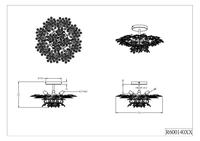 Trio Moderne WandlampFlower - R60014017 - thumbnail