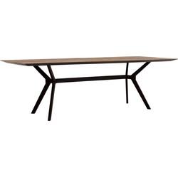 DTP Home Eettafel 'Metropole' Teakhout, 200 x 95cm