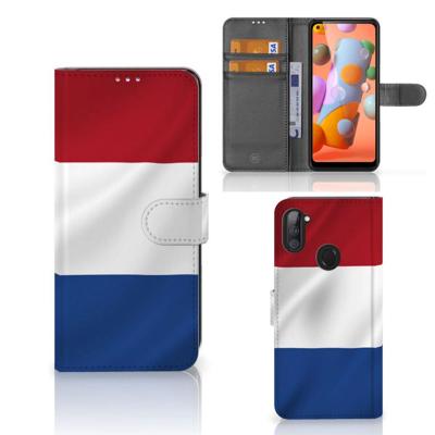 Samsung Galaxy M11 | A11 | Bookstyle Case | Nederlandse Vlag Samsung Galaxy M11 | A11 | Bookstyle Case | Nederlandse Vlag