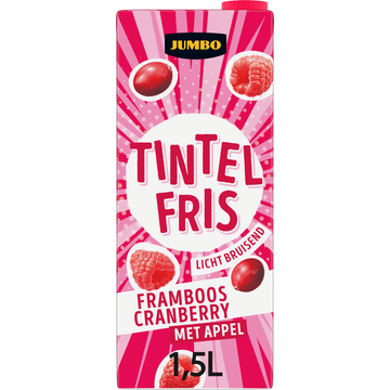 Jumbo Tintel Fris Framboos Cranberry met Appel 1,5 L