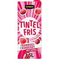 Jumbo Tintel Fris Framboos Cranberry met Appel 1,5 L - thumbnail