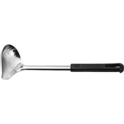Fackelmann sauslepel 26 cm zwart pp/rvs