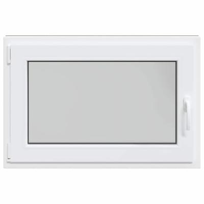 Kelderraam "RISOR" 90x50 cm draai-kiep DIN links antraciet