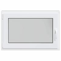 Kelderraam "RISOR" 90x50 cm draai-kiep DIN links antraciet - thumbnail