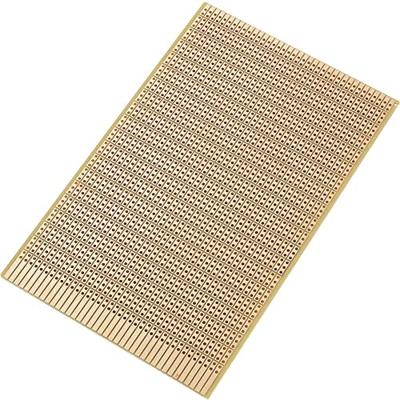 TRU COMPONENTS SU527413 Printplaat Hardpapier (l x b) 16 cm x 10 cm 35 µm Rastermaat 2.54 mm Inhoud 1 stuk(s)