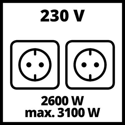 Einhell TC-PG 35/E5 4-takt Aggregaat 4.1 kW 230 V 41.9 kg 2600 W - thumbnail