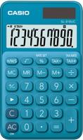 Casio SL-310UC-BU Zakrekenmachine Blauw Aantal displayposities: 10 werkt op zonne-energie, werkt op batterijen (b x h x d) 70 x 8 x 118 mm - thumbnail
