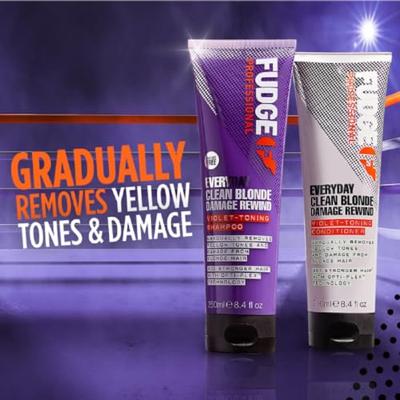 Fudge EVERY DAY Clean Blonde Damage Rewind Shampooo 250ml