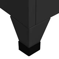 Lockerkast 38x45x180 cm staal zwart - thumbnail