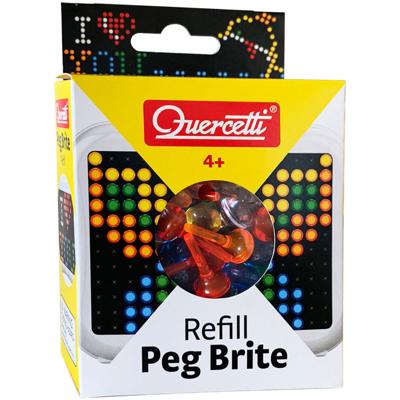 Quercetti navulling insteek pinnen met licht, 180dlg.