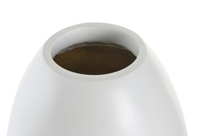 Vaas DKD Home Decor Gezicht Wit Hars Multicolour (20,5 x 20,5 x 38 cm)