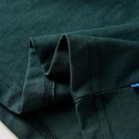 VidaXL Kindershirt met lange mouwen 116 donkergroen - thumbnail