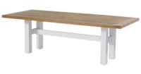 Hartman Tuintafel 'Sophie Yasmani' Teakhout, 240 x 100cm, kleur Naturel/Wit - thumbnail