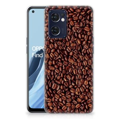 OPPO Reno 7 5G | Find X5 Lite | Siliconen Case | Koffiebonen OPPO Reno 7 5G | Find X5 Lite | Siliconen Case | Koffiebonen