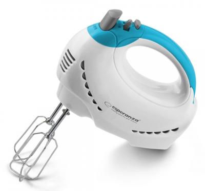 Esperanza EKM010 mixer Handmixer 300 W Lichtblauw, Wit