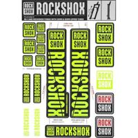 ROCKSHOX decor set decal set yellow - thumbnail