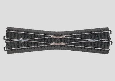 H0 Märklin C-rails (met ballastbed) 24740 Kruising, Slank 236.1 mm 1 stuk(s)