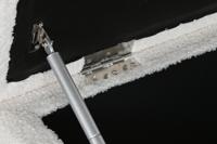 Kruk Home ESPRIT Wit Polyester Hout MDF 60 x 60 x 36 cm - thumbnail