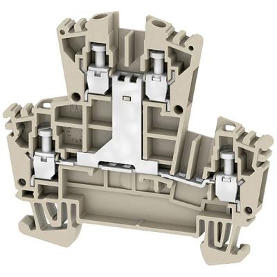 Weidmüller 2739600000 Doorgangsserieklem 5.1 mm Schroeven Donkerbeige 50 stuk(s) Piece