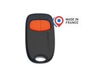 2-kanaals afstandsbediening - SCS SENTINEL - SimplyControl - Oranje, bereik 40 m, frequentie 433,92 MHz, CR2032 lithiumbatterij inbegrepen - thumbnail