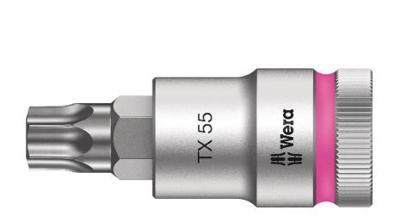 Wera 8767 C HF 05003837001 Binnen-zesrond (TX) Dopsleutel-bitinzet T 55 1/2 (12.5 mm) Wera 8767 C HF 05003837001 Binnen-zesrond (TX) Dopsleutel-bitinzet T 55 1/2 (12.5 mm)