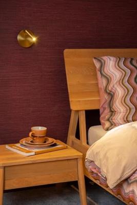 Lucide JOLIJN - Oplaadbare Bedlamp / Wandlamp - Accu/Batterij - Ø 10,2 cm - LED - 1x2W 3000K - Magnetisch - Mat Goud / Messing