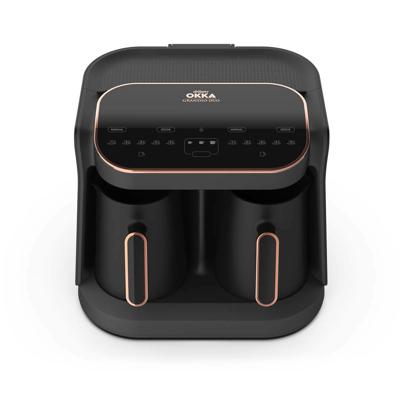 arzum Okka Grandio Duo Mokka-koffieautomaat Zwart, Brons Capaciteit koppen: 10 Display arzum Okka Grandio Duo Mokka-koffieautomaat Zwart, Brons Capaciteit koppen: 10 Display