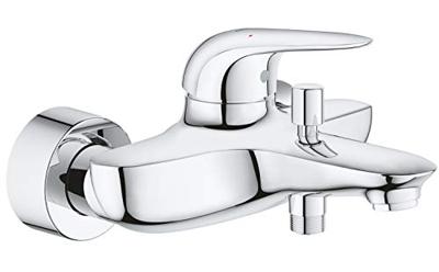 Badkraan Grohe Wave New met Omstel en Koppelingen Chroom - thumbnail