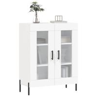 Dressoir 69,5x34x90 cm bewerkt hout wit - thumbnail