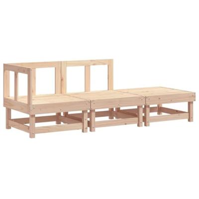 3-delige Loungeset massief grenenhout 3-delige Loungeset massief grenenhout