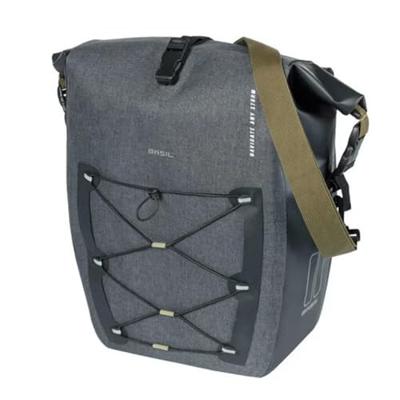 Enkele fietstas Basil Navigator Storm MIK SIDE L 25-31 liter 46 x 36 x 21 cm - zwart