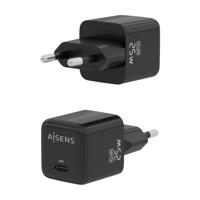Aisens Wandlader ASCH-25W1P013-BK, 25 W, zwart, 1 stuk - thumbnail